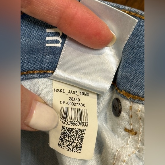 MOTT & Bow HIGH RISE SKINNY JANE JEANS 28/31 NEW WITHOUT TAGS - Picture 7 of 13